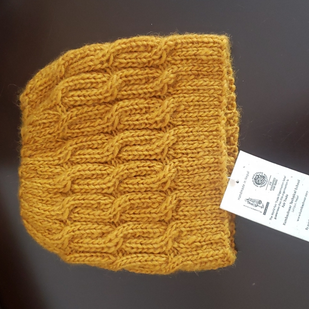 NEW KTS Fair Trade Mustard Color Hat
